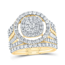 Load image into Gallery viewer, 10K Yellow Gold Diamond Fashion Bridal Set 1 3/4 Cttw - Splendid Jewellery