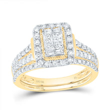 Load image into Gallery viewer, 10K Yellow Gold Diamond Fashion Bridal Set 7/8 Cttw - Splendid Jewellery