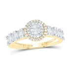 10K Yellow Gold Diamond Fashion Women's Ring 1/2 Cttw - Splendid Jewellery