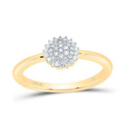 10K Yellow Gold Diamond Gift Ring 1/8 Cttw - Splendid Jewellery