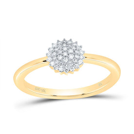 10K Yellow Gold Diamond Gift Ring 1/8 Cttw - Splendid Jewellery