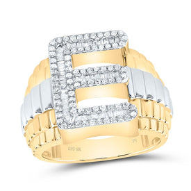 10K Yellow Gold Diamond Initial 