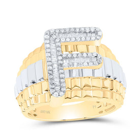 10K Yellow Gold Diamond Initial 