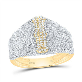 10K Yellow Gold Diamond Initial 