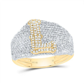 10K Yellow Gold Diamond Initial 