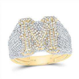 10K Yellow Gold Diamond Initial 