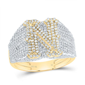 10K Yellow Gold Diamond Initial 