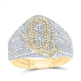 10K Yellow Gold Diamond Initial 