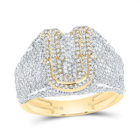 10K Yellow Gold Diamond Initial 