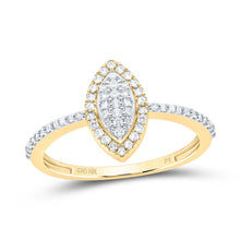 Load image into Gallery viewer, 10K Yellow Gold Diamond Marquise Ring 1/5 Cttw - Splendid Jewellery