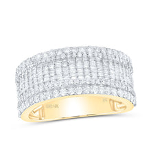 Load image into Gallery viewer, 10K Yellow Gold Diamond Men's Band 1 3/4 Cttw - Splendid Jewellery