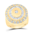 10K Yellow Gold Diamond Men's Ring 1 Cttw - Splendid Jewellery
