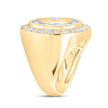 Load image into Gallery viewer, 10K Yellow Gold Diamond Men's Ring 1 Cttw - Splendid Jewellery