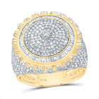 10K Yellow Gold Diamond Men's Ring 2 Cttw - Splendid Jewellery