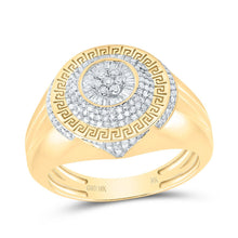 Load image into Gallery viewer, 10K Yellow Gold Diamond Men's Ring 5/8 Cttw - Splendid Jewellery