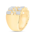 10K Yellow Gold Diamond Men's Ring 7/8 Cttw - Splendid Jewellery