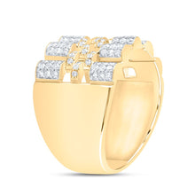 Load image into Gallery viewer, 10K Yellow Gold Diamond Men's Ring 7/8 Cttw - Splendid Jewellery