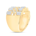 10K Yellow Gold Diamond Men's Ring 7/8 Cttw - Splendid Jewellery