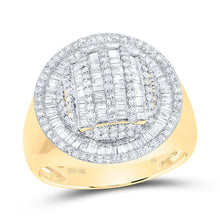 Load image into Gallery viewer, 10K Yellow Gold Diamond Men's Shape Ring 1 5/8 Cttw - Splendid Jewellery