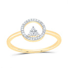 10K Yellow Gold Diamond Ring 1/8 Cttw - Splendid Jewellery