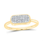 10K Yellow Gold Diamond Ring 1/8 Cttw - Splendid Jewellery