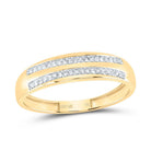 10K Yellow Gold Diamond Trio Ring Set 1/2 Cttw - Splendid Jewellery