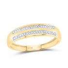 10K Yellow Gold Diamond Trio Ring Set 1/2 Cttw - Splendid Jewellery