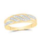 10K Yellow Gold Diamond Trio Ring Set 1/3 Cttw - Splendid Jewellery