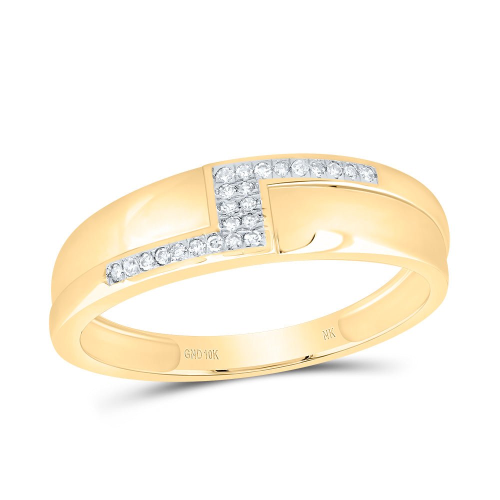 10K Yellow Gold Diamond Trio Ring Set 1/3 Cttw - Splendid Jewellery