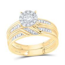 Load image into Gallery viewer, 10K Yellow Gold Diamond Trio Ring Set 3/8 Cttw - Splendid Jewellery