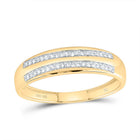 10K Yellow Gold Diamond Trio Ring Set 5/8 Cttw - Splendid Jewellery