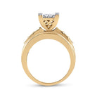 10K Yellow Gold Princess Diamond Ring 1 1/2 Cttw - Splendid Jewellery