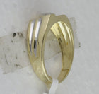 10K Yellow Gold Round Diamond Mens Band Ring 1/10 Cttw - Splendid Jewellery