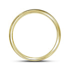 10K Yellow Gold Round Diamond Men's Wedding Band Ring 1 Cttw - Splendid Jewellery
