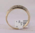 10K Yellow Gold Round Diamond Men's Wedding Channel Set Band Ring 1/5 Cttw - Splendid Jewellery