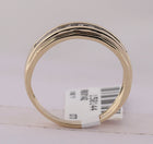 10K Yellow Gold Round Diamond Men's Wedding Channel Set Band Ring 1/5 Cttw - Splendid Jewellery