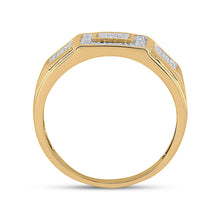 Load image into Gallery viewer, 10K Yellow Gold Round Diamond Micro - Pave . Ring 1/4 Cttw - Splendid Jewellery