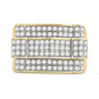 10K Yellow Gold Round Diamond Micrp Pav Ring 1 Cttw - Splendid Jewellery