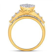 Load image into Gallery viewer, 10K Yellow Gold Round Diamond Ring 1 Cttw - Splendid Jewellery