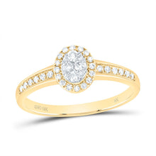 Load image into Gallery viewer, 10K Yellow Gold Round Diamond Ring 1/4 Cttw - Splendid Jewellery