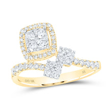 Load image into Gallery viewer, 10K Yellow Gold Round Diamond Ring 5/8 Cttw - Splendid Jewellery