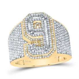 10K Yellow White Diamond Number 