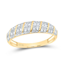 Load image into Gallery viewer, 10K Yellow White Diamond Trio Ring Set 1/2 Cttw - Splendid Jewellery