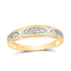10K Yellow White Diamond Trio Ring Set 1/3 Cttw - Splendid Jewellery