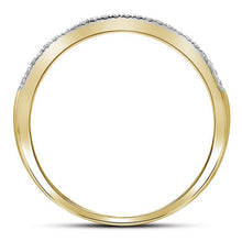 Load image into Gallery viewer, 10kt Golden Brilliance Diamond Bridal Wedding Ring Set product Side View 2 from Splendid Jewellery