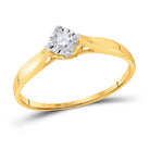 10kt Golden Brilliance Diamond Promise Ring - Splendid Jewellery