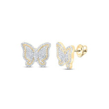 Load image into Gallery viewer, 10kt Golden Butterfly Brilliance Earrings - Splendid Jewellery