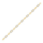10kt Golden Geometric Diamond Fashion Bracelet - 1/2 Cttw | Splendid Jewellery - Splendid Jewellery