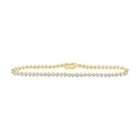 10kt Golden Heart Brilliance Bracelet - 1 Carat Total Weight of Round Diamonds - Splendid Jewellery - Splendid Jewellery