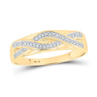 10kt Golden Love Diamond Cluster Wedding Set - Splendid Jewellery